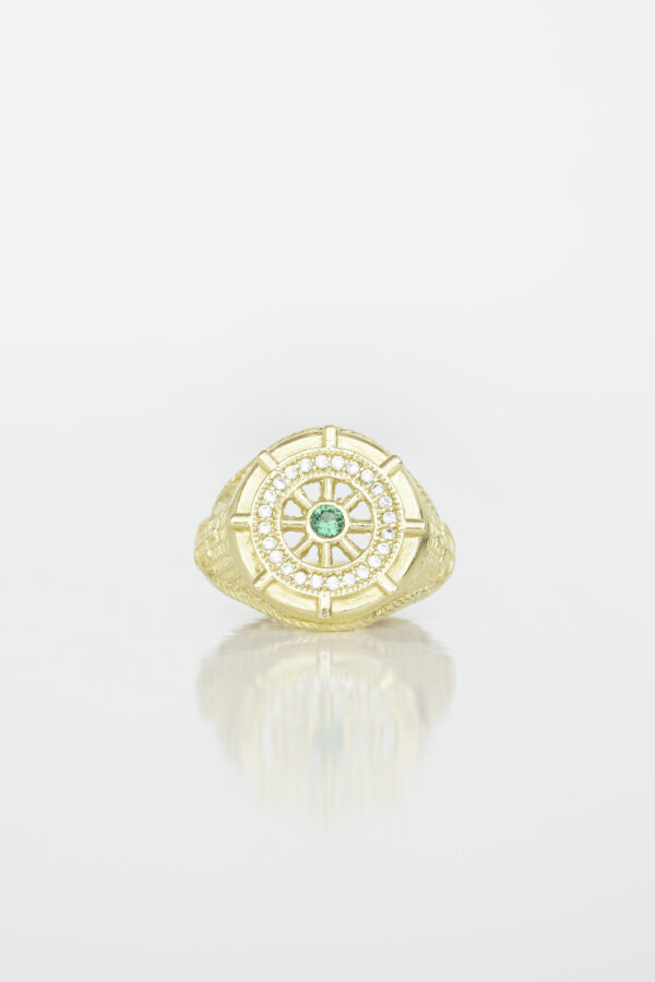 Anillo Nautilus en oro amarillo / Peso: 10,9 / Talla: 10