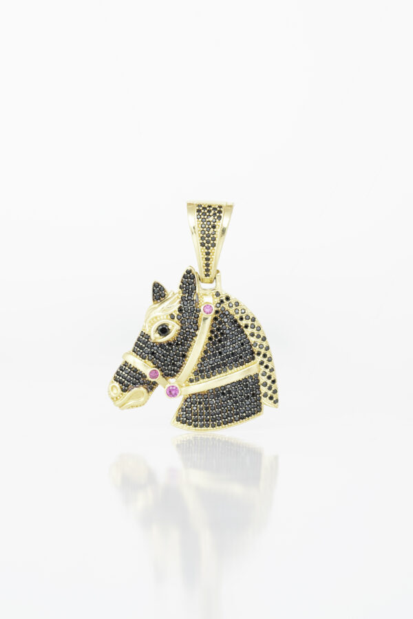 Dije Century en oro amarillo / Peso: 14,2 / Ancho: 40 mm / Alto: 45 mm