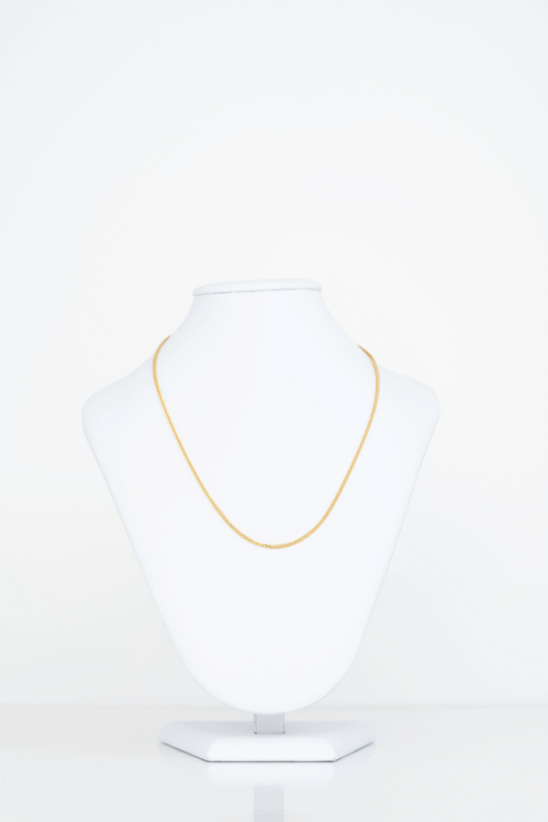 Cadena Espiga en oro italiano / Peso: 4,9