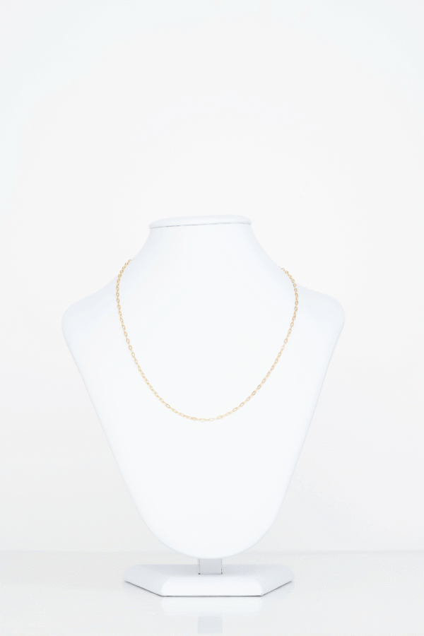 Cadena Ovalada en oro italiano / Peso: 1,2