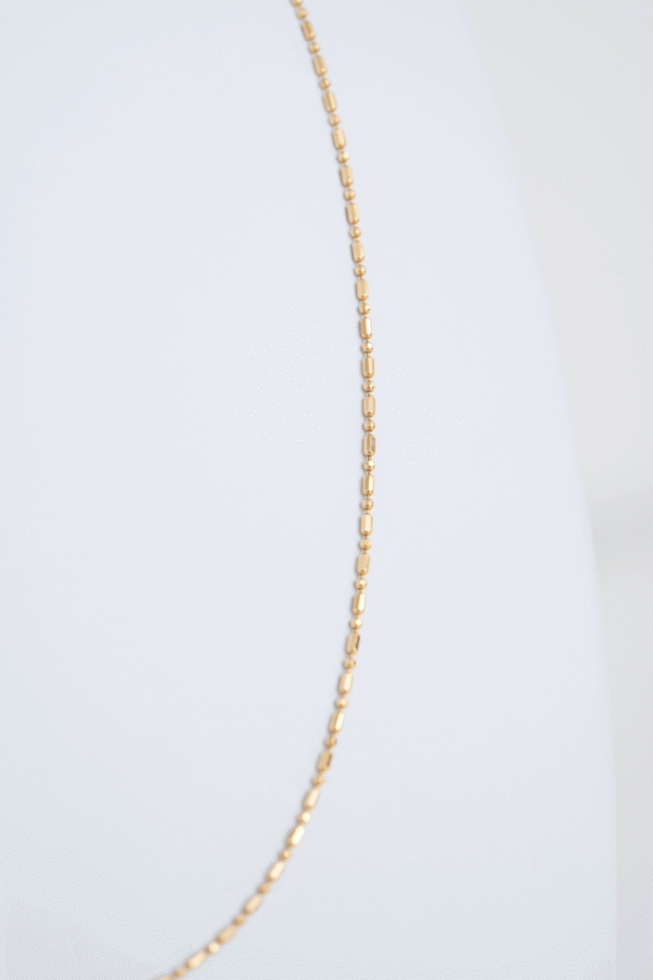 Cadena Punto y raya en oro italiano / Peso: 1,9