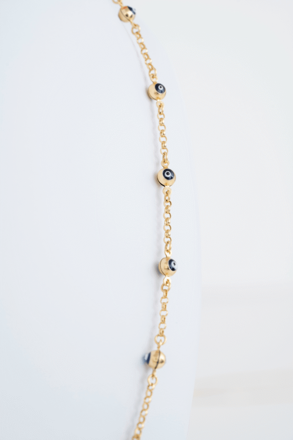 Cadena Ojo turco en oro italiano / Peso: 9,8