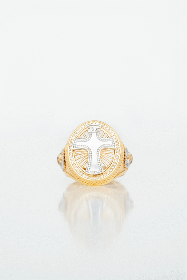 Anillo Sagrado en oro amarillo / Peso: 10,4 / Talla: 9