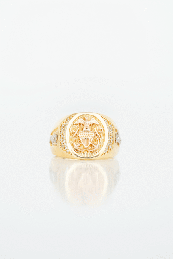 Anillo Legionario en oro amarillo / Peso: 12,6 / Talla: 10 1/2