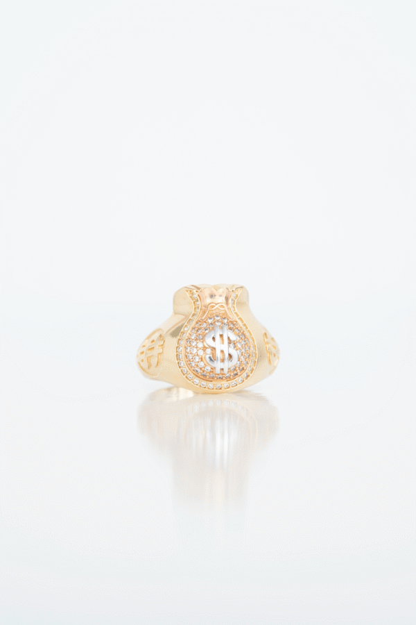 Anillo Cash en oro amarillo / Peso: 8,2 / Talla: 11