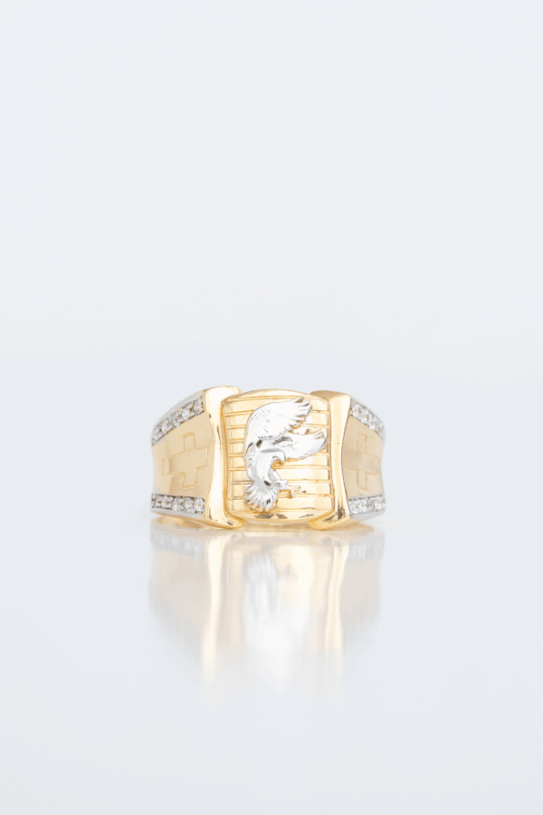 Anillo Águila en oro amarillo / Peso: 7,6 / Talla: 10