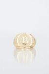 Anillo Bitcoin en oro amarillo Peso 10,5 Talla 9 12 (1)