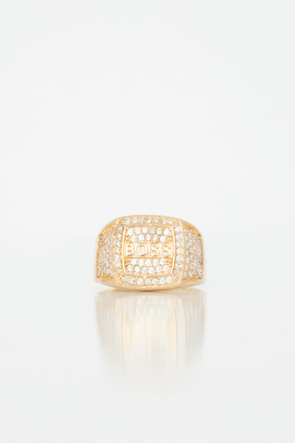 Anillo Boss en oro amarillo / Peso: 7,3 / Talla: 10 1/2