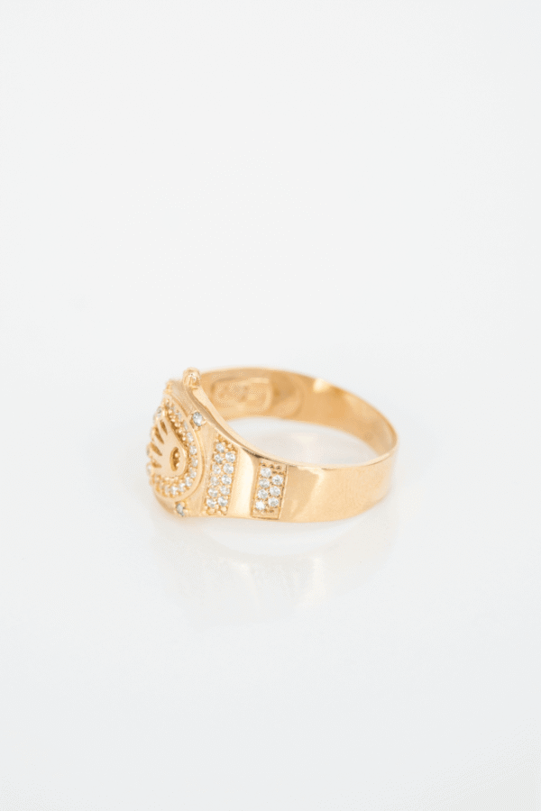 Anillo Deluxe en oro amarillo / Peso: 5,2 / Talla: 11