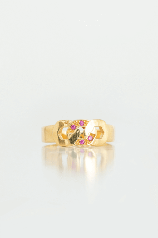 Anillo Emperatríz en oro amarillo / Peso: 3,1 / Talla: 7 1/2