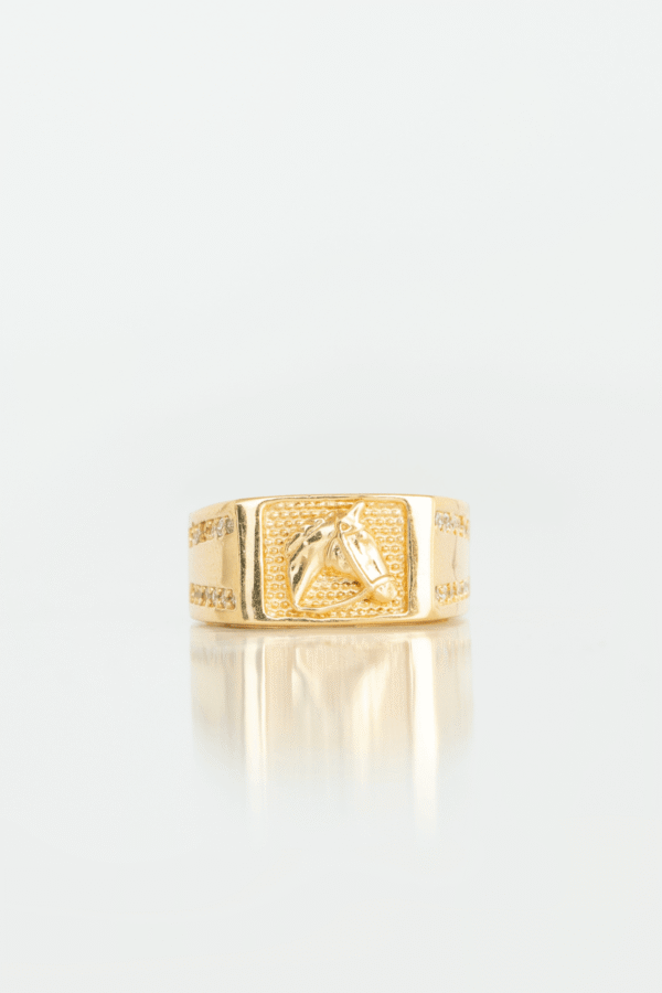 Anillo Horse en oro amarillo / Peso: 4,5 / Talla: 4 1/2