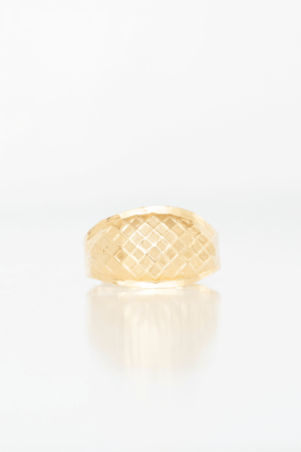Anillo Net en oro amarillo