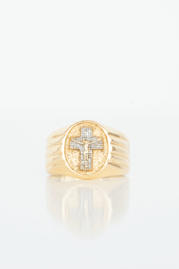Anillo Redentor en oro amarillo / Peso: 9,4 / Talla: 10