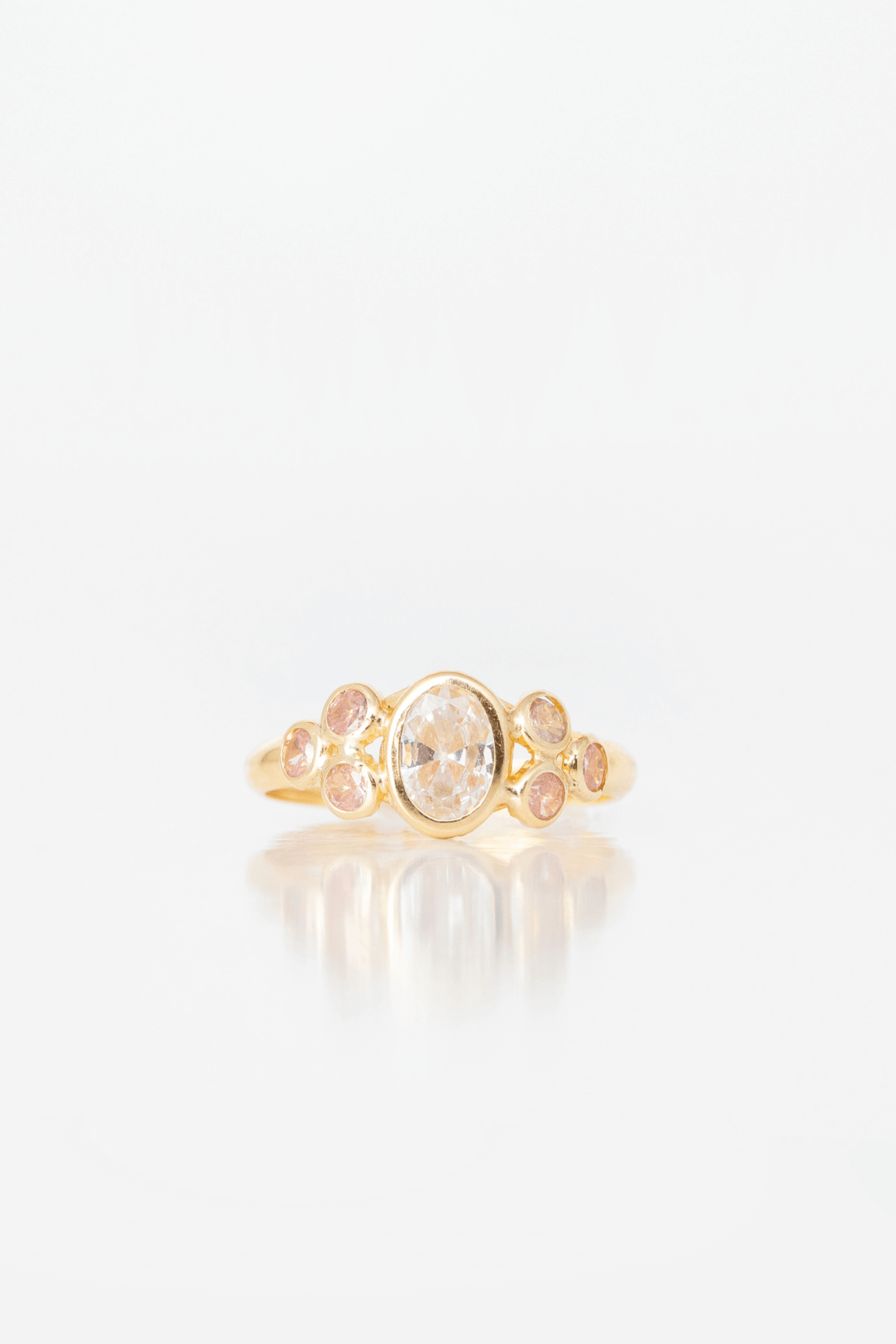 Anillo Romance en oro amarillo