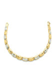 PL034 PULSERA BICOLOR EN ORO ITALIANO