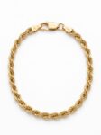 PL036 PULSERA LAZO EN ORO ITALIANO