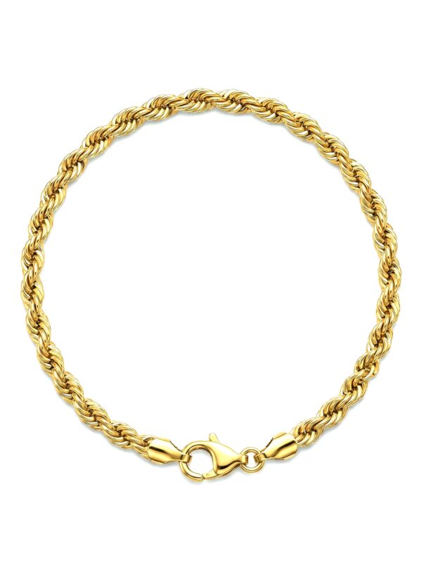 PL037A PULSERA LAZO EN ORO ITALIANO