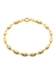 PL045 PULSERA RÚSTICA EN ORO DE 18 KILATES