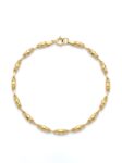 PL048 PULSERA RÚSTICA EN ORO 18 KILATES
