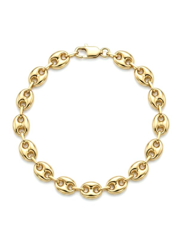 PL054 PULSERA ESLABÓN GC EN ORO 18 KILATES