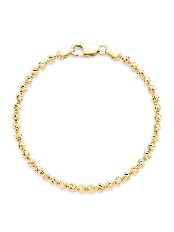 PL007 PULSERA MILITAR DIAMANTADA EN ORO 18 KILATES