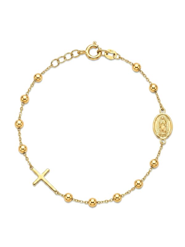 PL025 PULSERA DENARIO EN ORO ITALIANO