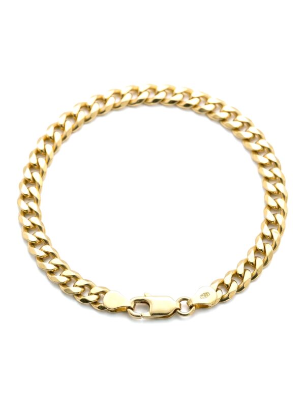 PL033 PULSERA CUBANA EN ORO ITALIANO