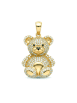 DJ003 DIJE DE OSO EN ORO DE 18 KILATES