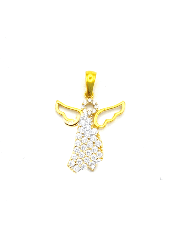 DJ117 DIJE ANGEL EN ORO 18 KILATES