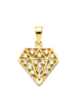 DJ144 DIJE DIAMANTE EN ORO DE 18 KILATES