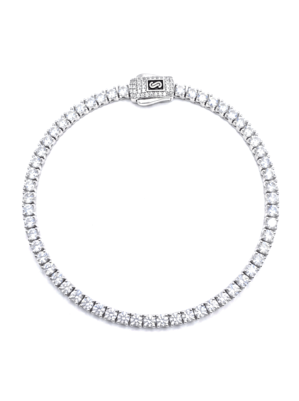 PL112 PULSERA TENIS MNCO EN ORO ITALIANO