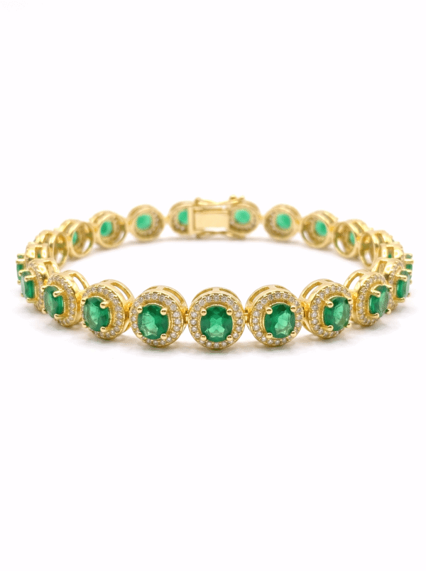 PL111 PULSERA TUPIDA EN ORO 18 KILATES