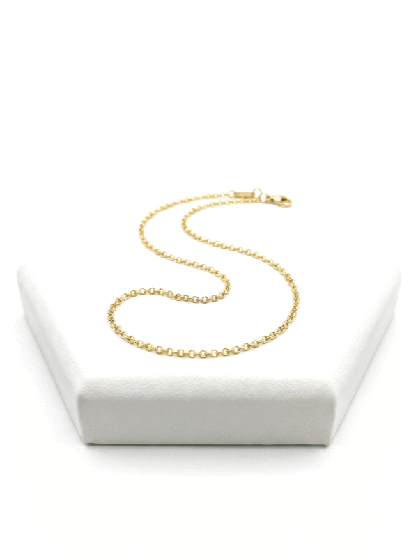 CAD014 CADENA ROLL ON EN ORO ITALIANO