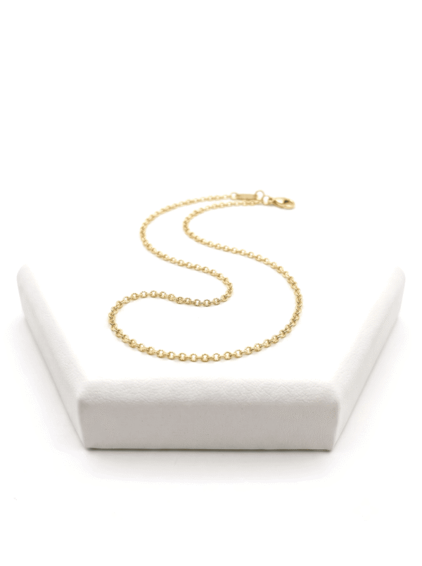 CAD016 CADENA ROLL ON EN ORO ITALIANO