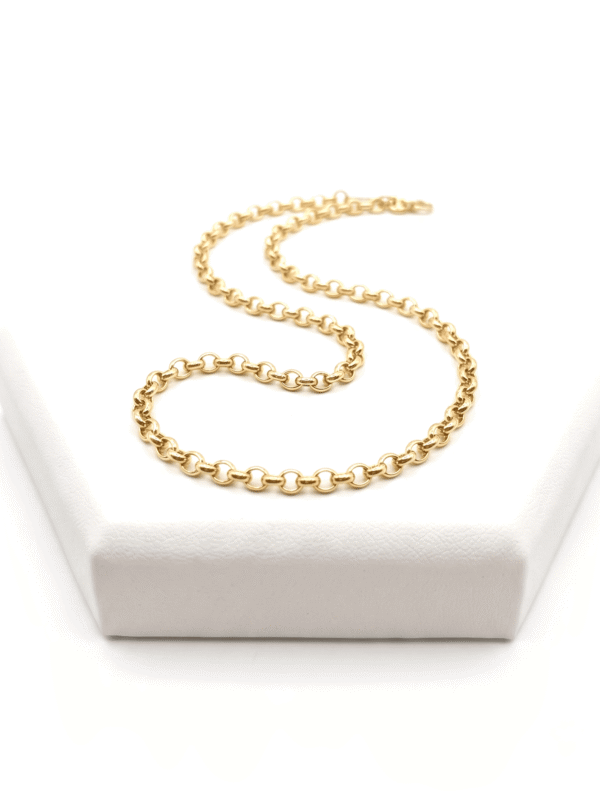 CAD017 CADENA ROLL ON EN ORO ITALIANO