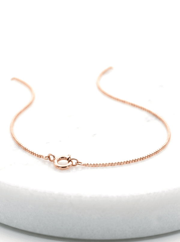 CAD023 CADENA VENECIANA EN ORO ROSA ITALIANO