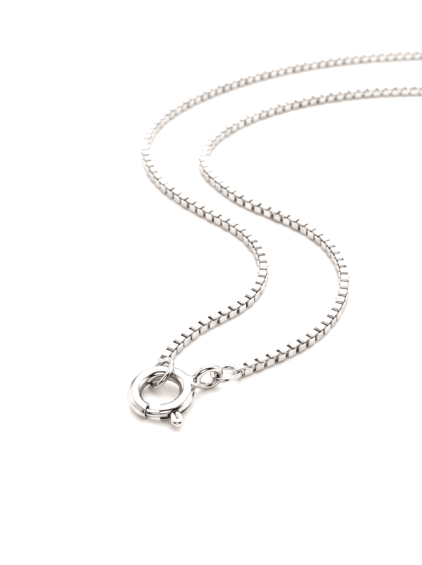 CAD032 CADENA VENECIANA EN ORO BLANCO ITALIANO