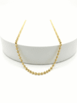 CAD034 CADENA MILITAR EN ORO ITALIANO