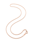 CAD041 CADENA MILITAR  EN ORO ROSA