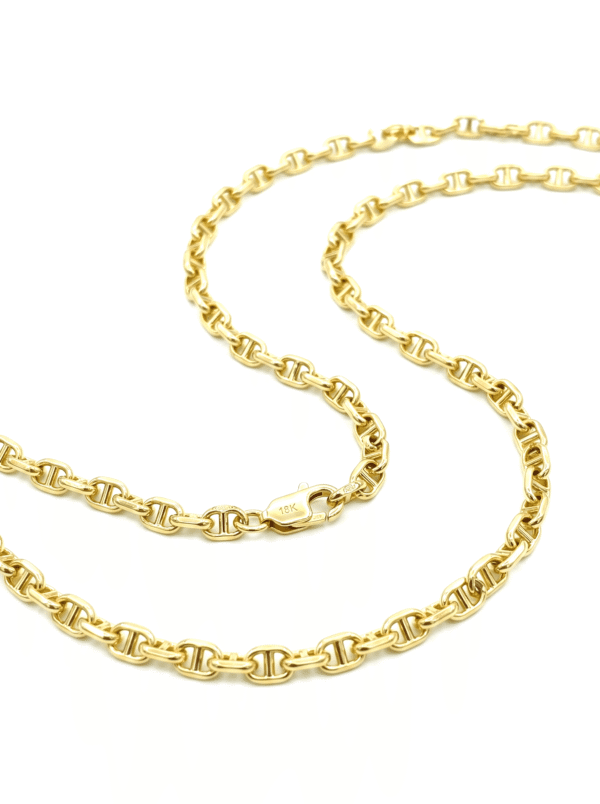 CAD054 CADENA MARINERA EN ORO AMARILLO