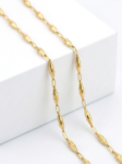 CAD091 CADENA RUSTICA EN ORO 18 KILATES