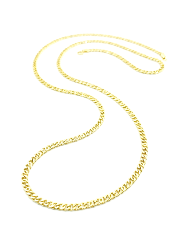 CAD093 CADENA ESLABÓN DOBLE EN ORO ITALIANO
