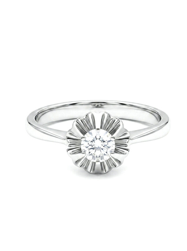H245 ANILLO DE DIAMANTE EN ORO BLANCO