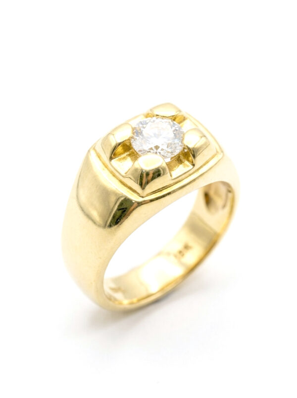 H242 ANILLO EN ORO CON DIAMANTE