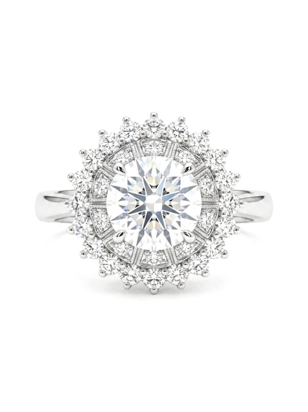 H235 ANILLO CON DIAMANTES EN ORO BLANCO