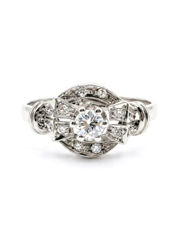 H249 ANILLO CON DIAMANTES EN ORO BLANCO