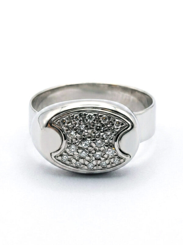 S26 ANILLO CON DIAMANTES EN ORO BLANCO