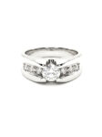 H246 ANILLO CON DIAMANTES EN ORO BLANCO