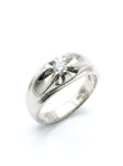 H198 ANILLO CON DIAMANTE EN ORO BLANCO