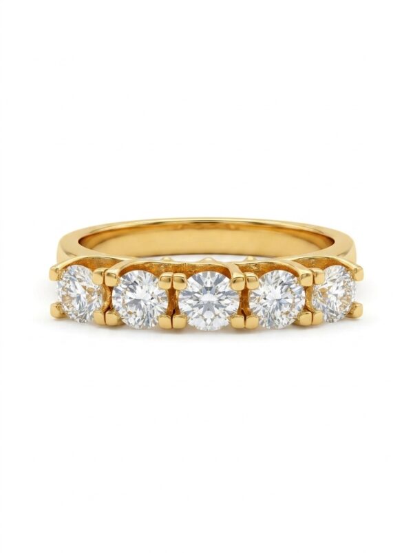 H228 ANILLO CON DIAMANTES EN ORO